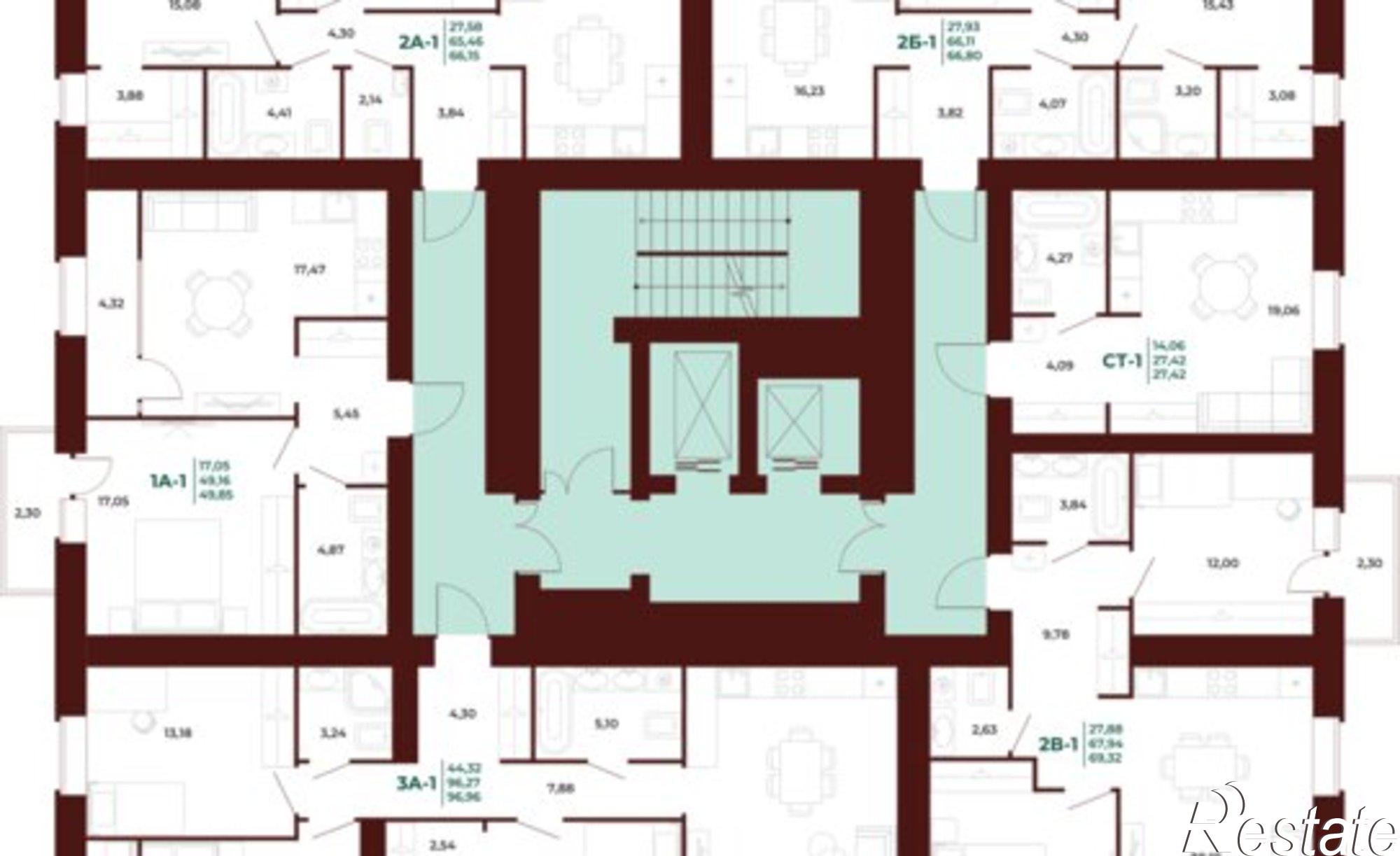 Купить квартиру за 6 507 800 рублей на проспект Строителей, 21Б