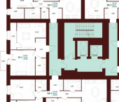 1-комн, 50 кв м, этаж 9/17 проспект Строителей, 21Б