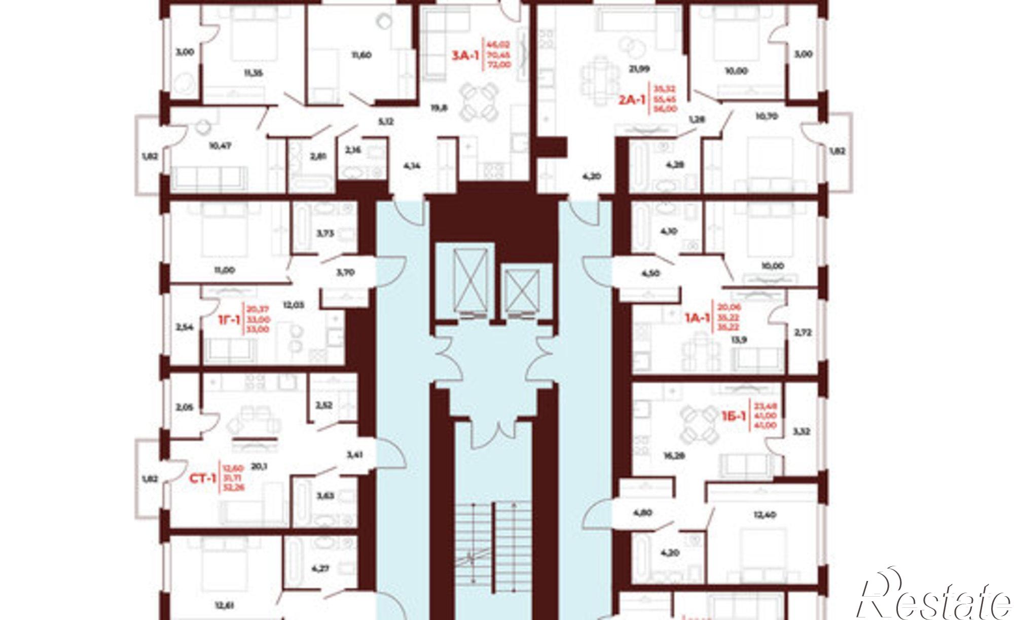 Купить квартиру за 7 168 000 рублей на Тернопольская улица, 20
