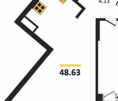 2-комн, 49 кв м, этаж 14/17 Пенза, Тамбовская улица, 1Ж