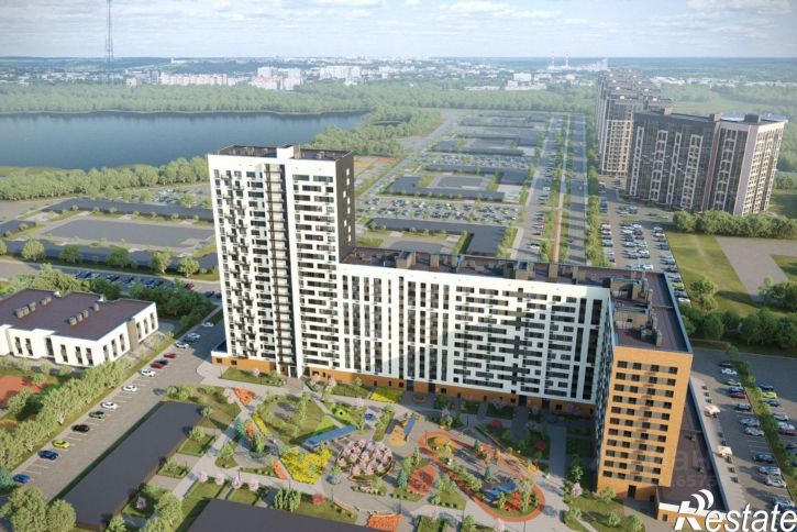 3-комн квартира в новом доме ЖК Микрорайон Новобережье